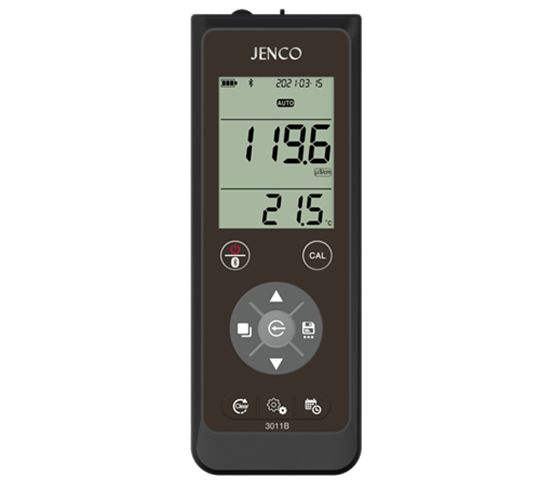Jenco Instruments 3011B Cond/TDS/Salt/Temperature Bluetooth Portable Meter - Jenco ...